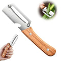 Stainless Steel Vegetable Peeler & Bottle Opener with Wooden Handle